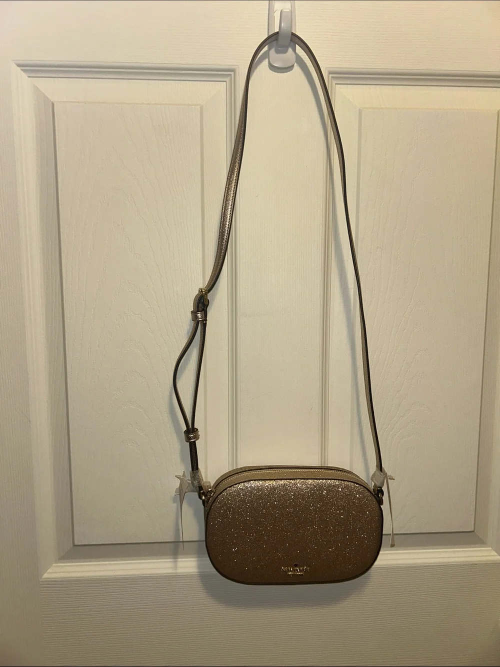 Authentic Kate Spade Glimmer Gold crossbody KE459 / Retail $299- new with tags